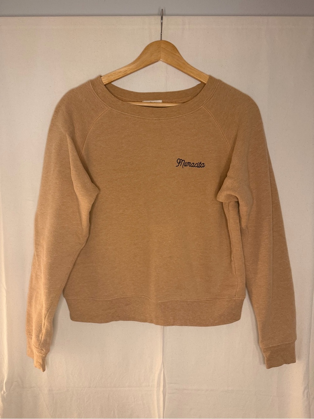Mamacita Crewneck Sweatshirt in Camel